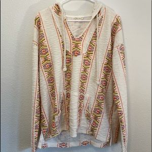 Hem & Thread hooded pullover sweater